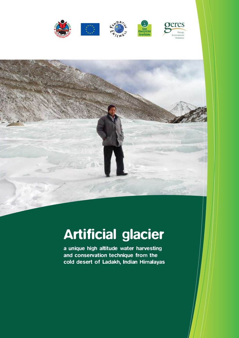 Etude glaciers artificiels au Ladakh Inde