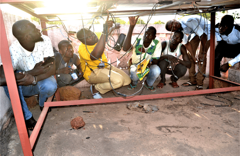 Formation photovoltaique jeunes mali Koutiala