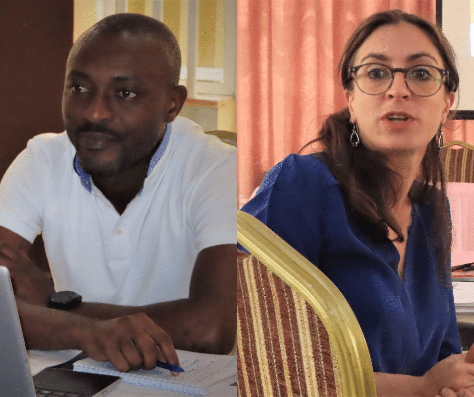 Clementine and Fulgence at the heart of the Territoire des Collines project