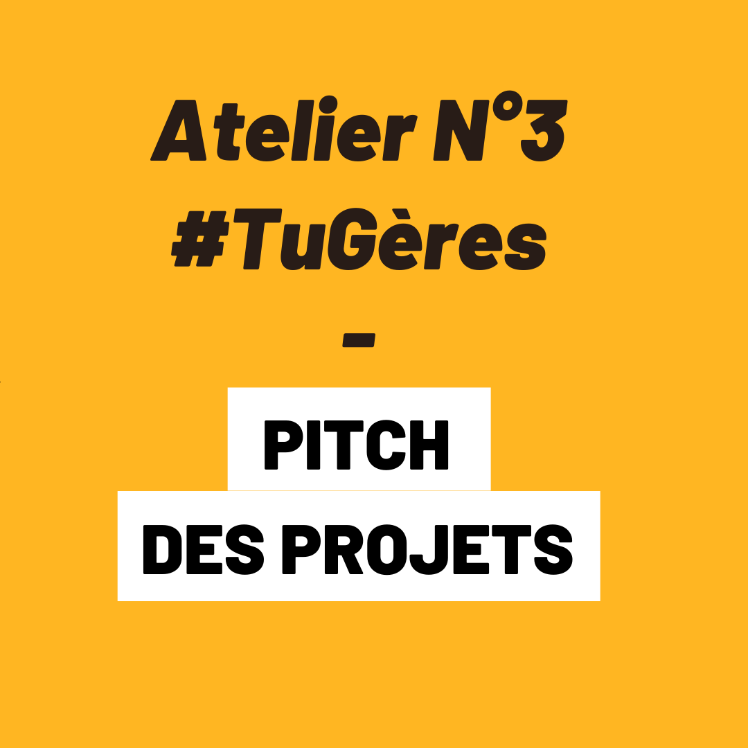 Atelier 3 TuGères Pitch des projets