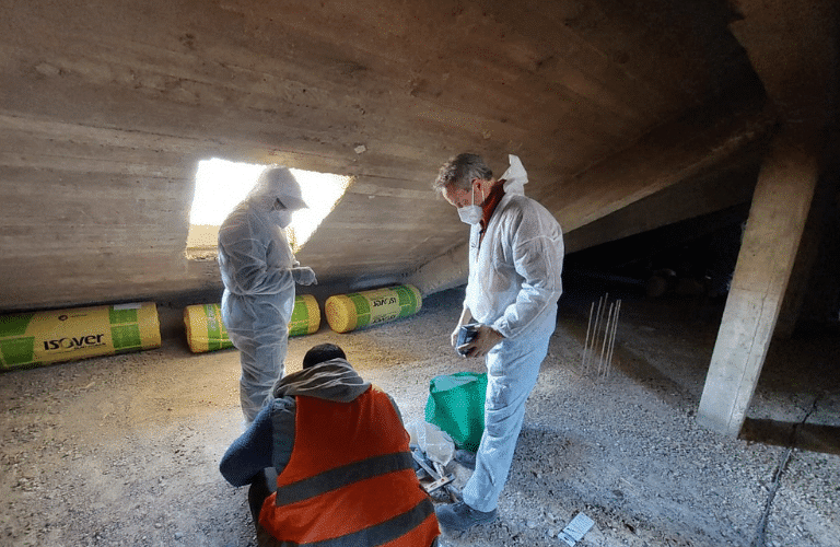 Préparation du chantier pour isolation thermique des combles perdus