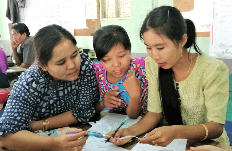 Formation à l'entrepreneuriat femmes myanmar Geres
