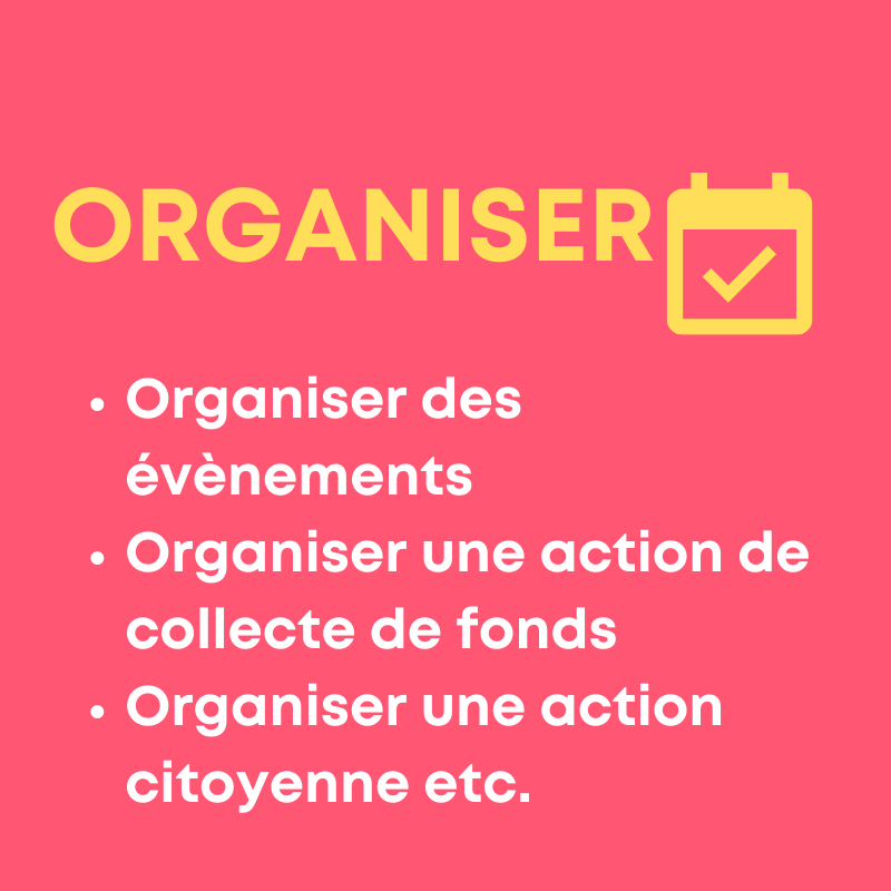 Page de campagne organiser